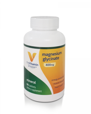 Magnesium Glycinate – 400mg – 90 caps